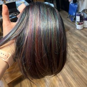 Vanessa multi color wig